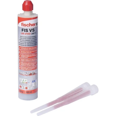 Afbeelding van Fischer injectiemortel fis vs 300 t low speed 1 koker ml, 2 x mengtuit mr plus