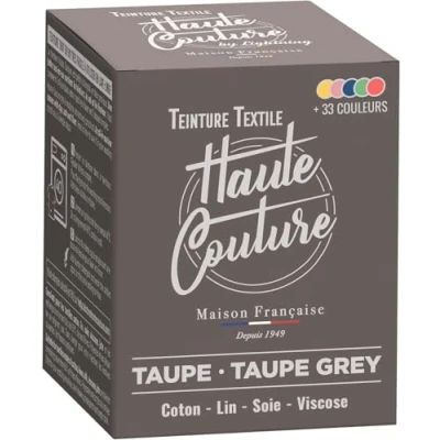 Afbeelding van Textielverf, taupe, 350 g, alles in één, klaar voor gebruik kleding en hoogwaardige stoffen
