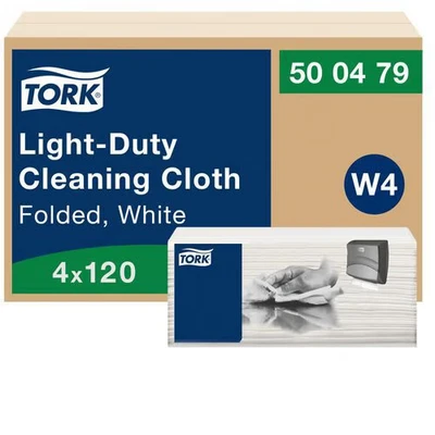 Image de Chiffons de nettoyage léger, Blancs W4 Tork
