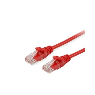 Image de Equip Life Cordon de raccordement RJ 45 (M) pour 7.5 m UTP CAT 6 moulé, bloqué rouge