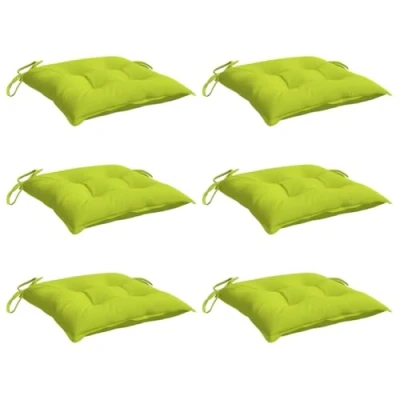 Afbeelding van Palletkussens 6 st 50x50x7 cm oxford stof felgroen