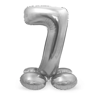 Image de Figure Balloon 7 Silver 72 cm
