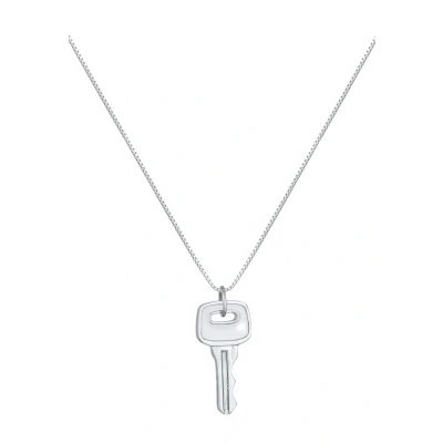 Afbeelding van Kuzzoi KEY Ketting, Heren, Maat: 55, Silber