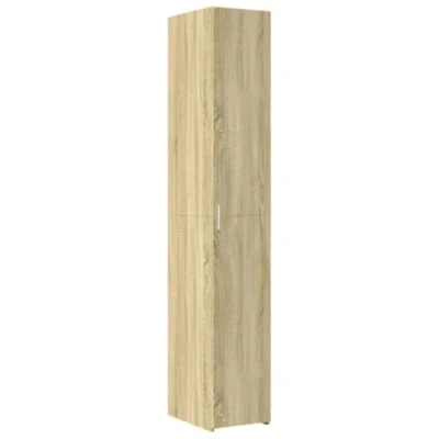 Afbeelding van vidaXL Hoge kast 30x42,5x185 cm bewerkt hout sonoma eikenkleurig