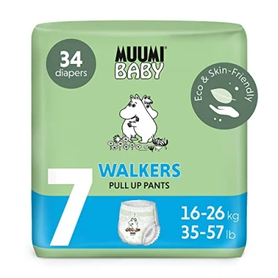 Afbeelding van Muumi baby Ecologische Luierbroekjes Maat 7 16 26kg 34 stuks