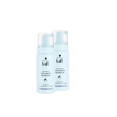 Afbeelding van Schwarzkopf Taft Voedend schuim voor fijn en plat haar, 150 ml, 2 flessen