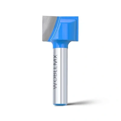 Afbeelding van WOBLLMX 8 mm schacht vloerreinigingsfrees, diameter: 10 mm, werklengte: 13,4 duurzaam en scherp wolfraamcarbide lemmet voor houtbewerkingsgereedschap