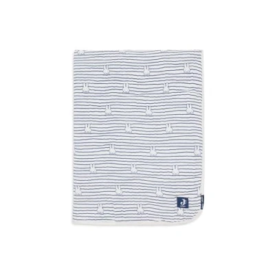 Afbeelding van Jollein Deken Wieg Hydrofiel 75x100cm Miffy Stripe Navy