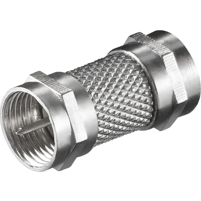 Afbeelding van Goobay F connector: connector &gt; Zink adapterconnector