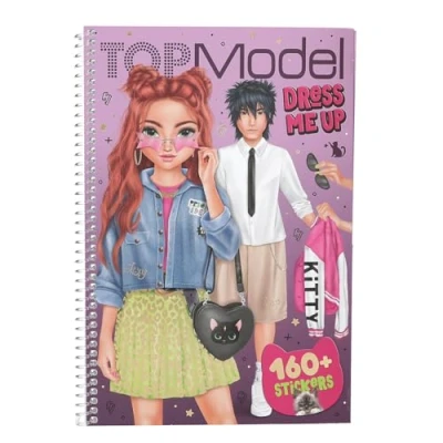 Image de Dessin et coloriage enfant Top Model Dress Me Up Rebel Kitty