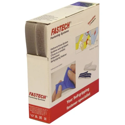 Afbeelding van FASTECH® B20 STD082210 Klittenband Om op te naaien Haak en lusdeel (l x b) 10 m 20 mm Lichtgrijs