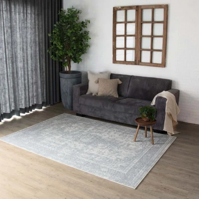 Afbeelding van Vintage Tapijt/Vloerkleed Orbis Joy De Vivre Grijs/crème 80x150 Cm