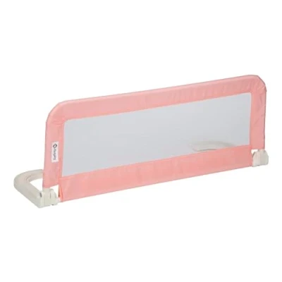 Image de Safety 1st Portable Bed Rail, Barrière de lit enfant pliable, 18 mois 5 ans, sécurité lit, Tissu en maille, Facile à installer, Auto verrouillage, transporter, Pink