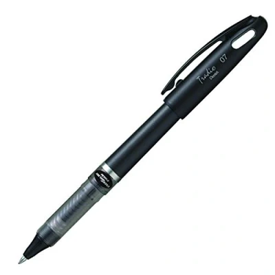 Afbeelding van Pentel Energel Tradio Gelrollers, 0,7 mm, zwarte inkt, zwart, 12 stuks