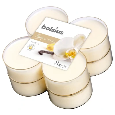 Afbeelding van Maxilicht geur 8 stuks True Scents Vanille Bolsius