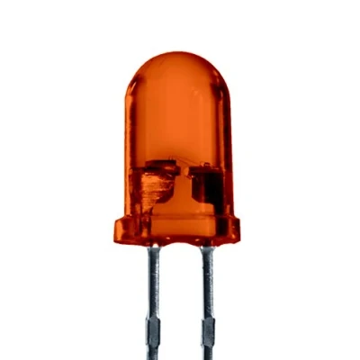 Afbeelding van Lumetheus LED Light Emitting Diodes 5mm Kleur Oranje Ultra Helder 3000 mcd 25 stuks 2 3V Pin LEDs Lamp Diode Solderen Diffuse Lens