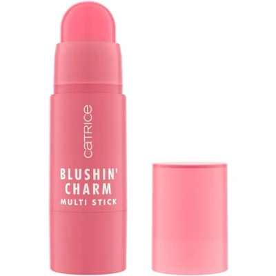 Afbeelding van Catrice Blushin&#039; Charm Multi Stick, rood nr. 010, roze, direct resultaat, natuurlijk, fris, veganistisch, zonder parabenen, microplasticdeeltjes, nanodeeltjes, per stuk verpakt (5,5 g)