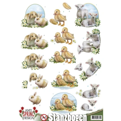 Afbeelding van Nr. 2 Spring 3D Push Out Amy Design