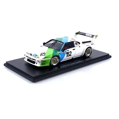 Afbeelding van BMW M1 Spark Modelauto 1:43 1985 Harald Grohs / Altfrid Heger Kurt König Vogelsang S6411 24H Le
