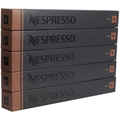 Image de Lot de 50 capsules café Nespresso Cosi 5 pochettes