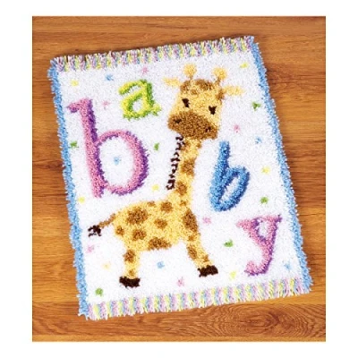 Afbeelding van Smynra knooptapijt Baby girafje 0149292