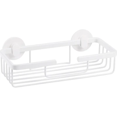 Afbeelding van Doucherek Differnz (Rechthoek, 1 laags, Aluminium, Wit)