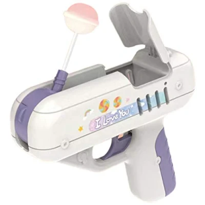 Afbeelding van TiSkying Snoeppistoolspeelgoed, Candy Gun Suiker Lollipop Sweet Toys Speelgoed voor Opslagpistool, Snoepspeelgoed Kinderen en Meisjes