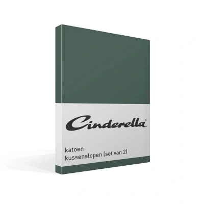 Afbeelding van Cinderella Weekend Kussenslopen 60x70 cm Katoen Green 2 stuks