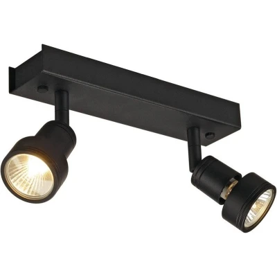 Afbeelding van SLV 147370 PURI Plafondlamp, Wandlamp LED, Halogeen GU10 Zwart