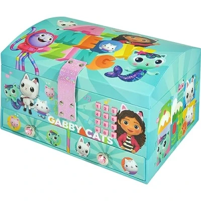 Afbeelding van Gabby&#039;s Dollhouse Muzikale Juwelendoos met Geheim Cijferslot Pink