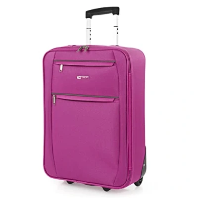 Afbeelding van ITACA Vliegtuigcabinekoffer robuuste Handbagage kleine semi harde koffer ultralichte van EVA materiaal T71950, Fuchsia,