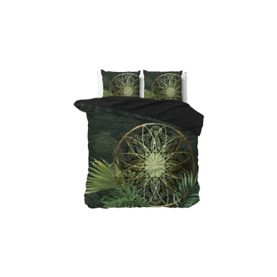 Afbeelding van Dekbedovertrek 1 Persoons 140x200 Sleeptime Microvezel Groen