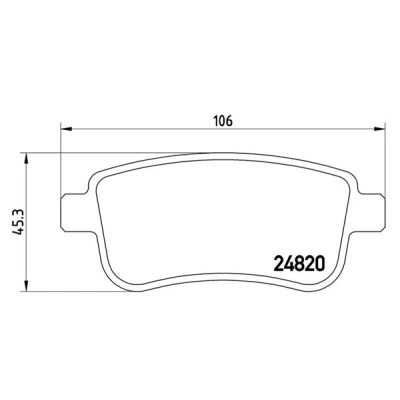 Afbeelding van MAGNETI MARELLI 363700468041 Remblokkenset Zonder slijtage waarschuwingscontact Met remzadelschroef RENAULT: SCENIC 3, MEGANE 3 Grandtour,