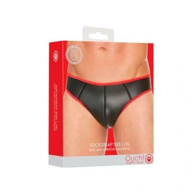 Afbeelding van Shots Ouch! Neopreen Jockstrap L/XL black,red