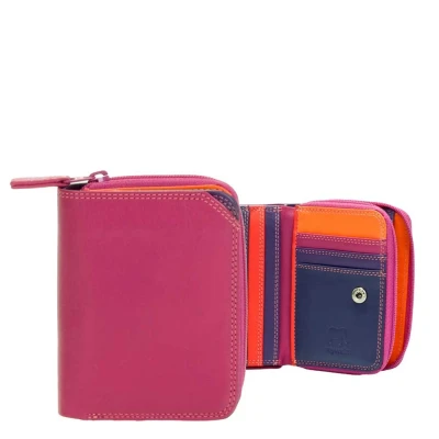 Afbeelding van Mywalit Ladies Small Wallet w/Zip Around Purse sangria multi Dames portemonnee