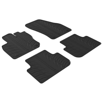 Afbeelding van Rubberen matset geschikt voor Volkswagen Tiguan III (CT1) 2024 (T profiel 4 delig + montageclips)