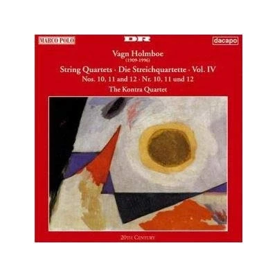 Afbeelding van Kontra Quartet Vagn Holmboe: String Quartets, Vol. IV: Nos. 10, 11 And 12 (CD)