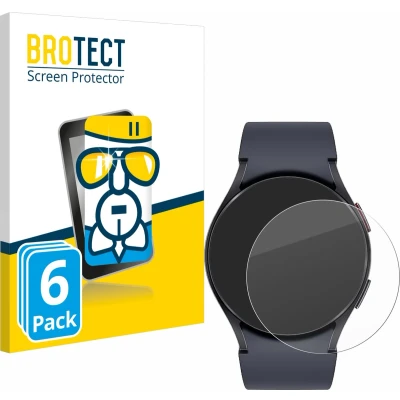 Afbeelding van BROTECT Screenprotector voor Samsung Galaxy Watch 6 (44 mm) Folie Beschermfolie Beschermglas transparant (6 Stuks)