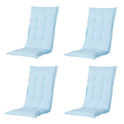 Afbeelding van Madison Tuinkussens Hoge Rug Panama Skyway 123x50 Blauw 4 Stuks