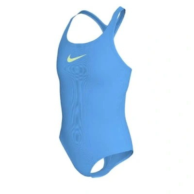 Afbeelding van Nike Meisjes Badpak Racerback Solid Blauw