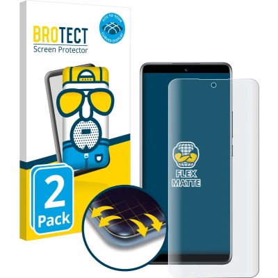Afbeelding van BROTECT Screenprotector voor Xiaomi 12 Pro Folie Beschermfolie matte volledig dekking (2 Stuks)