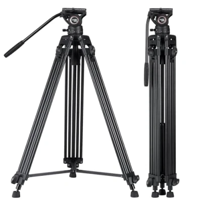 Afbeelding van Cayer BV30L Videostatief Systeem 72 Inch Professioneel Aluminium