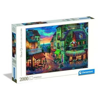 Afbeelding van Clementoni Jigsaw Puzzelcollectie Wandelen Around Paris 2000 stukjes compacte doos, puzzel voor volwassenen 14 99 jaar, cadeau mannen/vrouwen, Parijs, gemaakt in Italië, 32085