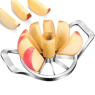 Afbeelding van Appelsnijder Roestvrijstalen Appelverdeler Fruitsnijder Peersnijder,Appelontpitter,Appelschiller Appeluitsteker Appelsteker,Appelboor,Fruitverdeler,Dunschiller,Apple Slicer Corer Cutter