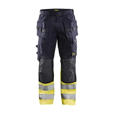 Afbeelding van Blaklader Multinorm werkbroek Inherent 1489 1512 Marine/High Vis Geel C148