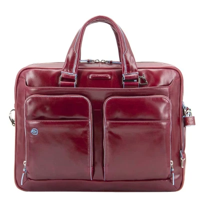 Afbeelding van Piquadro Blue Square Organized Laptop &amp; iPad Case red