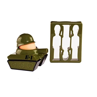 Afbeelding van Paladone Products Egg Splode Tank eierdopje en uitsteekvormen voor toast, meerkleurig