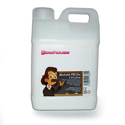 Afbeelding van The Glowhouse Premium 1,75 l PVA lijm, wasbaar, l, Eco Craft, schoollijm, slijm