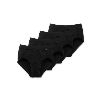 Afbeelding van Schiesser Heren sportslip 4 pack Cotton Essentials Authentic