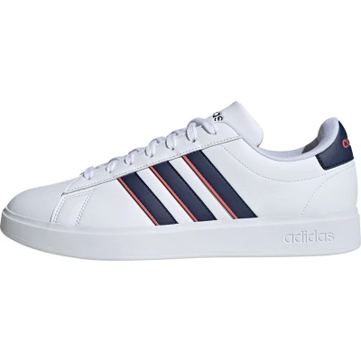 Afbeelding van adidas Originals Grand Court 2.0 Sneakers laag, Heren, Maat: 41 1/3, White Imitatieleer/ textiel